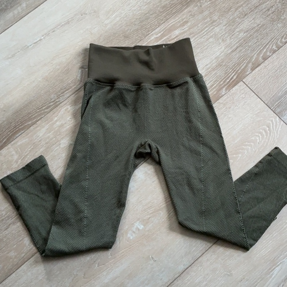 FP Movement by Free People Green High-Waisted Leggings